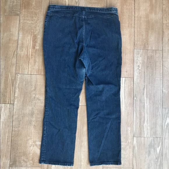 SOLD    Lauren RL • Preppy Designer Blue Jeans EUC - Picture 6 of 8